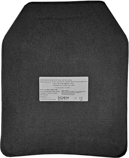 Restac Ballistic Hard Plate NIJ III+ ICW MC 25x30cm