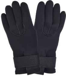 3mm 5-sormi käsineet, Neopreeni, Kevlar
